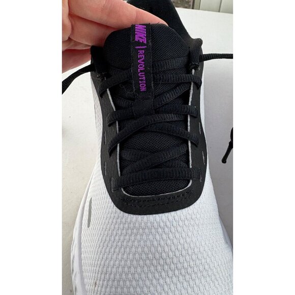 Nike Revolution 5 Women's Size 9 Running Shoes Sneakers White Blue Black Purple - Picture 5 of 12